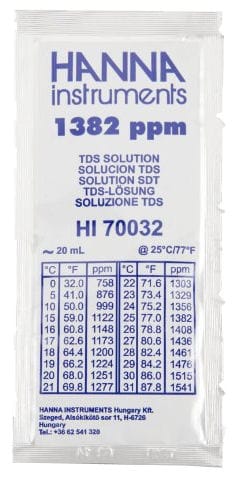 Kalibračný roztok 1382ppm pre kalibráciu meračov TDS
