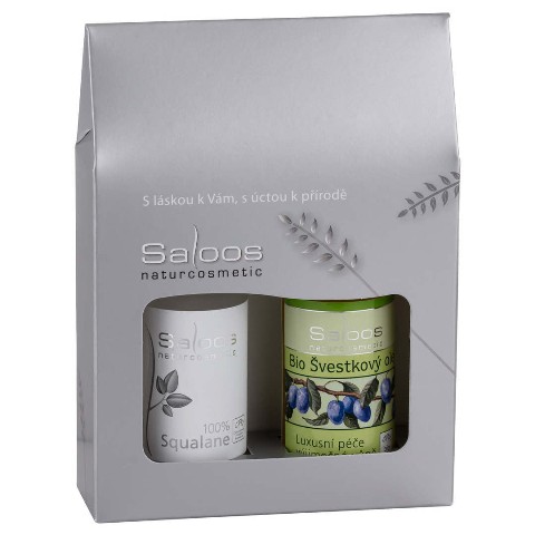 Darčekový balíček Saloos - Slivka / 100% Squalane
