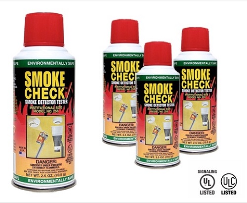 Testovací sprej detektora dymu SmokeCheck
