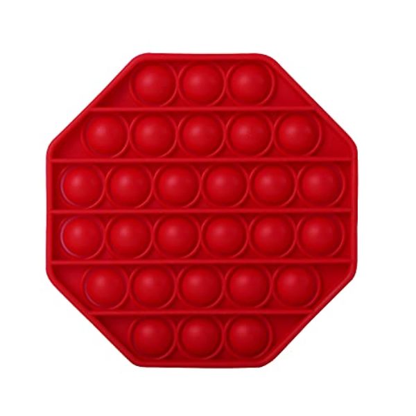 Pop It - Antistresová hračka - Oktagon Červený