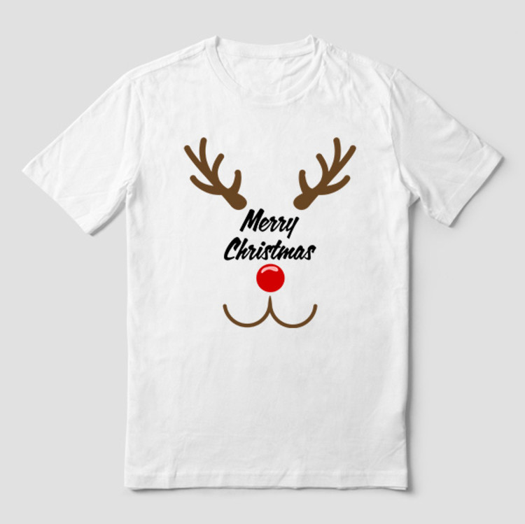Vianočné tričko s potlačou - Sob - Merry Christmas