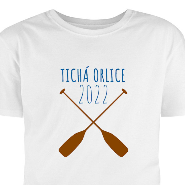 Vodácke tričko s potlačou: Tichá Orlice