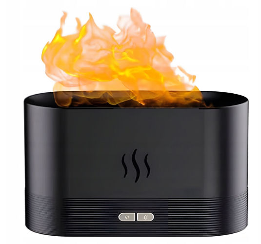 Hütermann flame aróma difusér s efektom plameňa- Svetlé drevo