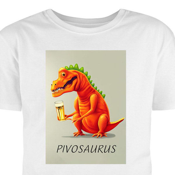 Tričko s potlačou: Pivosaurus