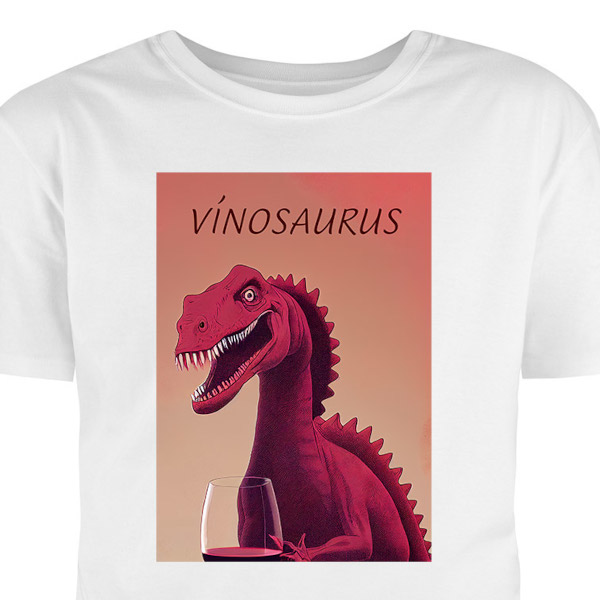 Tričko s potlačou: Vínosaurus