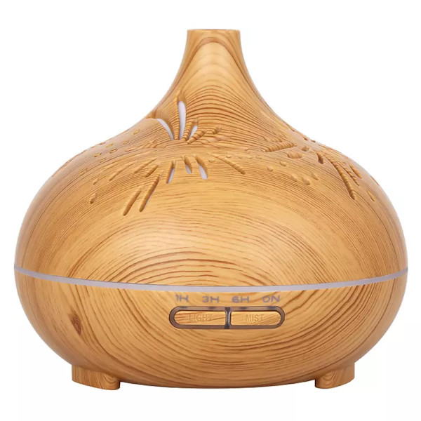 Hütermann A12 aroma difuzér 500ml svetlé drevo - ultrazvukový, 7 LED farieb