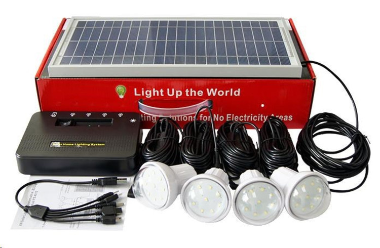 Viking solární sestava LED světel Home Solar Kit RE5204