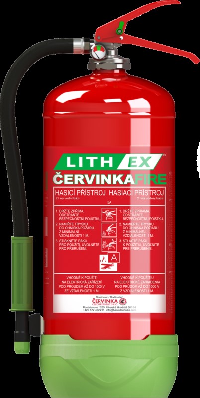 Hasiaci prístroj na hasenie lítiových batérií 6kg