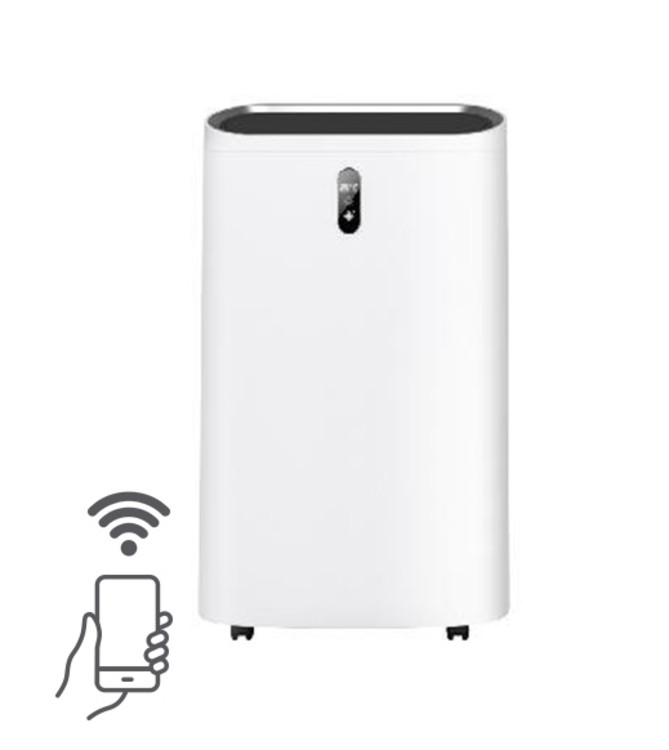 Klimatizace mobilní úsporná / Topení – tepelné čerpadlo / čistička vzduchu / odvlhčovač Hutermann - ovládání přes WiFi, PAC12000H.
