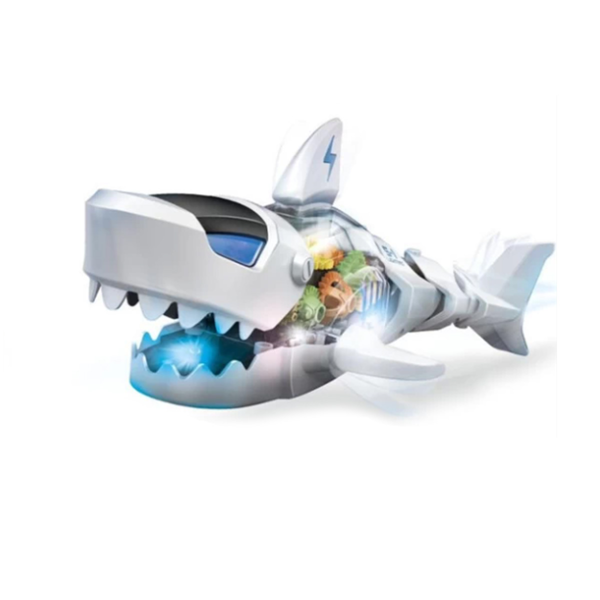 Žralok - robot se zvuky, světlem a pohyby