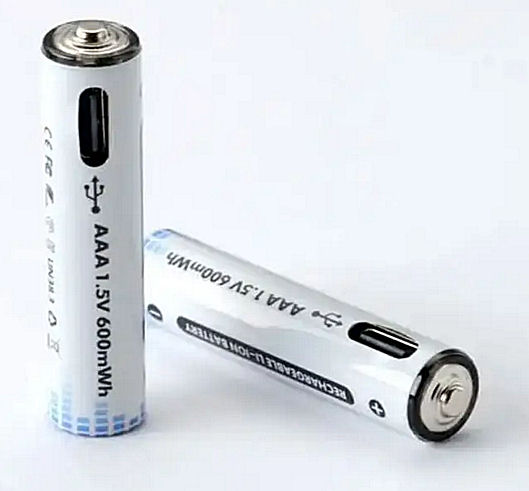 Hutermann USB baterie nabíjecí 1.5V AAA 600mWh.