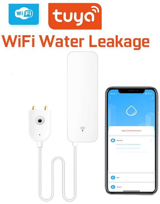 ...Detektor úniku vody TUYA, wifi, Android/iOS