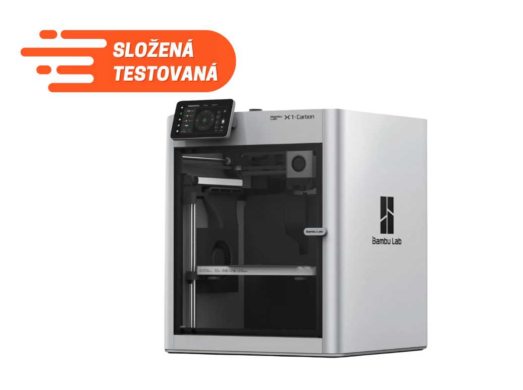 3D tiskárna Bambu Lab X1-Carbon - sestavená, testovaná