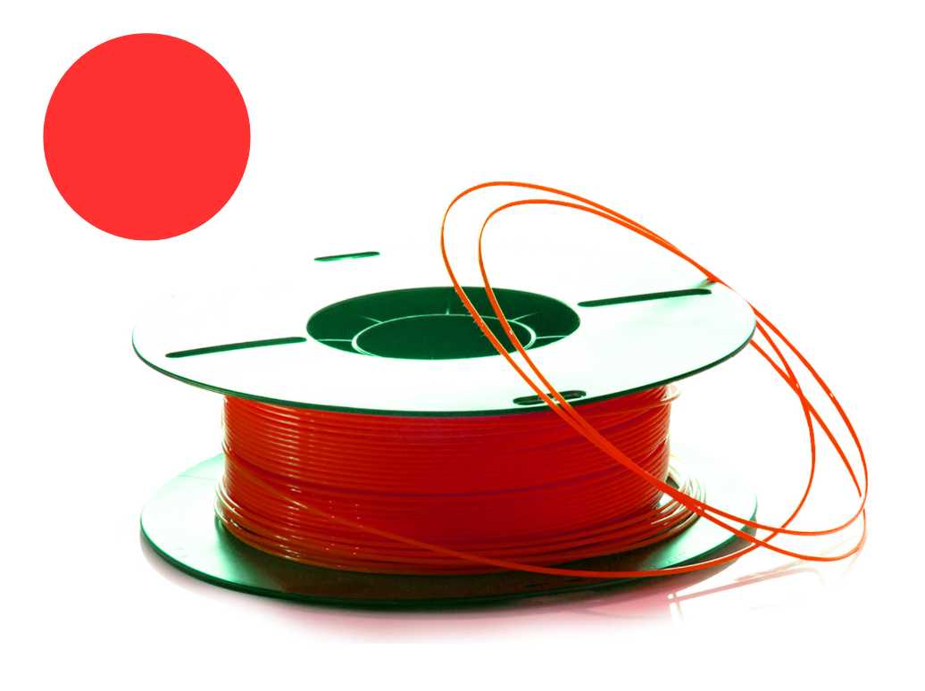 PLA filament, 1,75mm, cívka, 1kg - červená