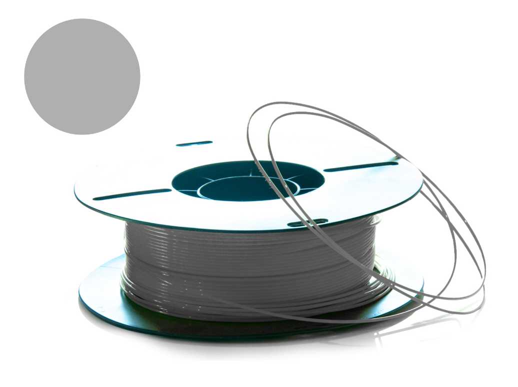 PET-G filament, 1,75mm, cívka, 1kg - šedá
