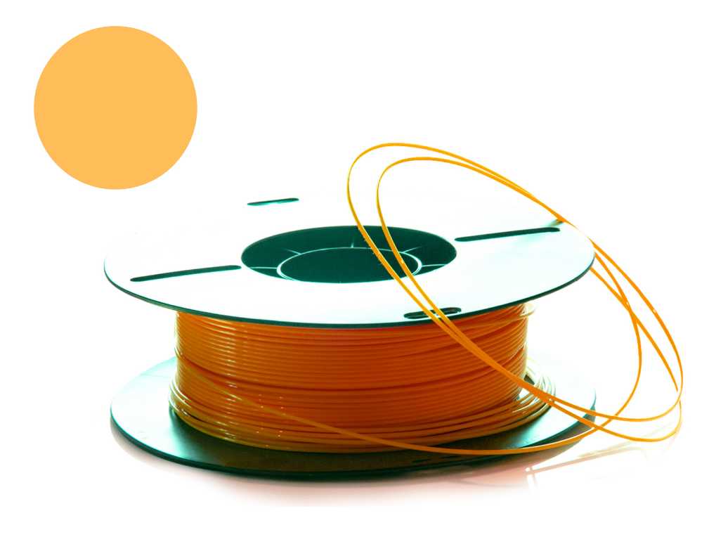 ABS filament, 1,75mm, cívka, 1kg - oranžová
