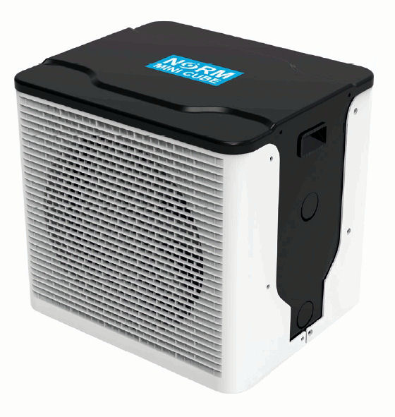 Tepelné čerpadlo PRO BAZÉN I DŮM Mini Cube 3kW - možnost ovládání mobilem.