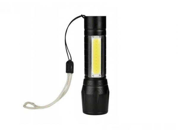 Baterka LED xp-e cob + pouzdro.