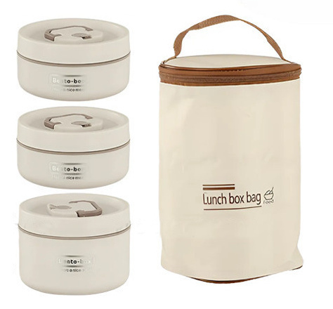 Lunchbox s termotaškou - béžová..