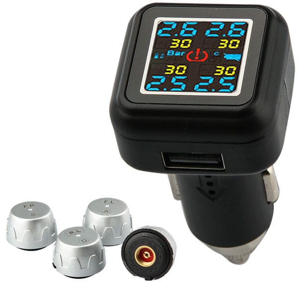 Monitoring tlaku v pneumatikách sada TPMS-46e