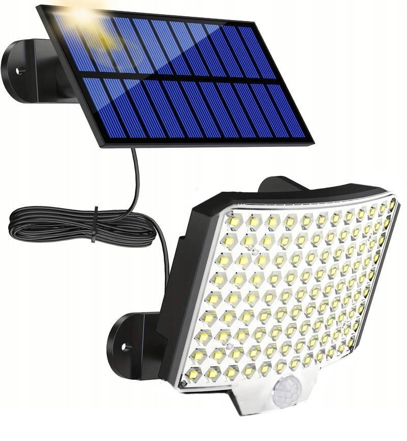LED solární světlo s pohybovým a soumrakovým senzorem (106 LED)