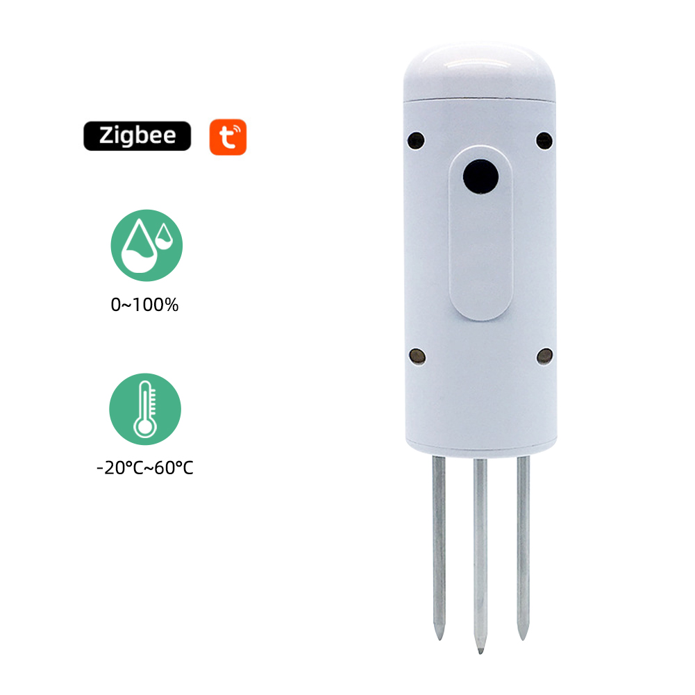 Chytrý Zigbee senzor vlhkosti a teploty půdy 0–100 %