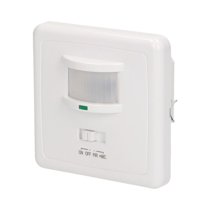 PIR senzor pohybu 160°, 4–9 m, IP20, 60 mm