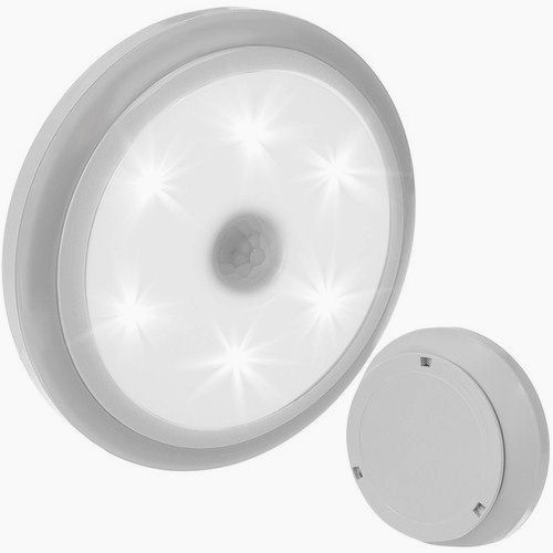 LED svítidlo s pohybovým a soumrakovým senzorem, 0,5W, 50 lm, 6000K..