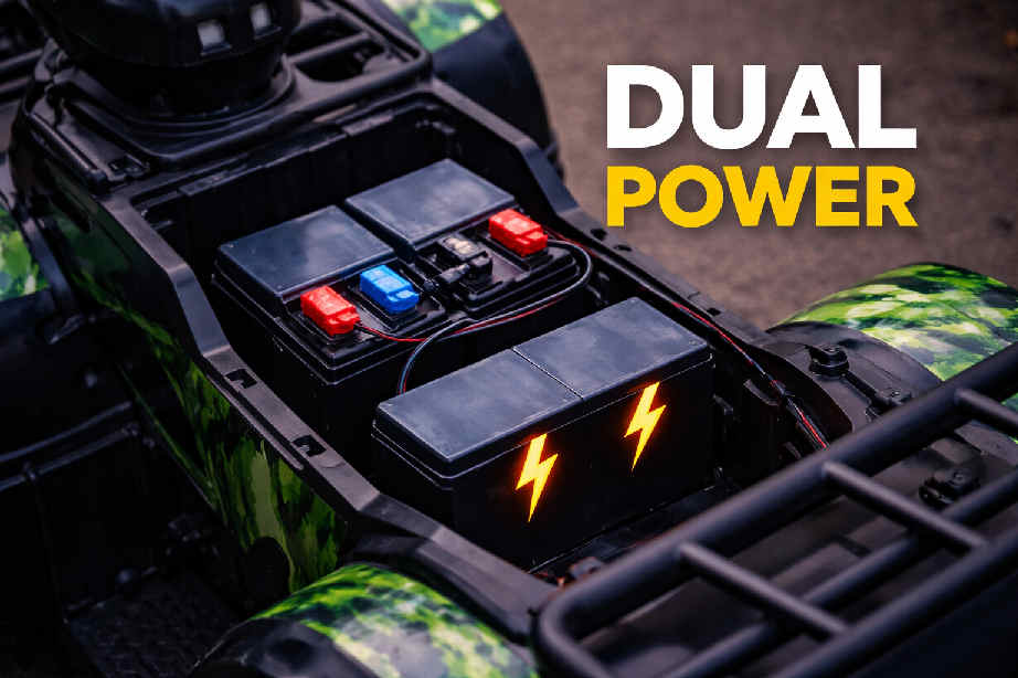 Přidavná baterie pro dvojnásobný dojezd