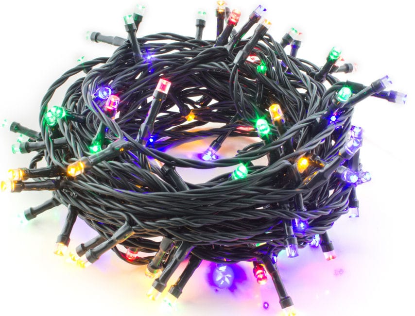 Hutermann 100 vianočné LED reťaz farebný 8m 100LED vonkajšie
