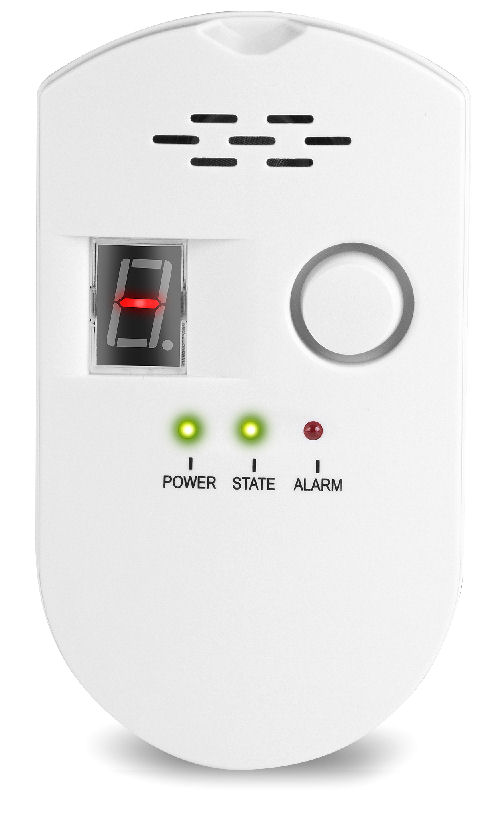 Detektor plynu s alarmom G1 (LPG, zemný plyn a svietiplyn), čidlo Hutermann GAS ALARM varuje pri úniku plynu