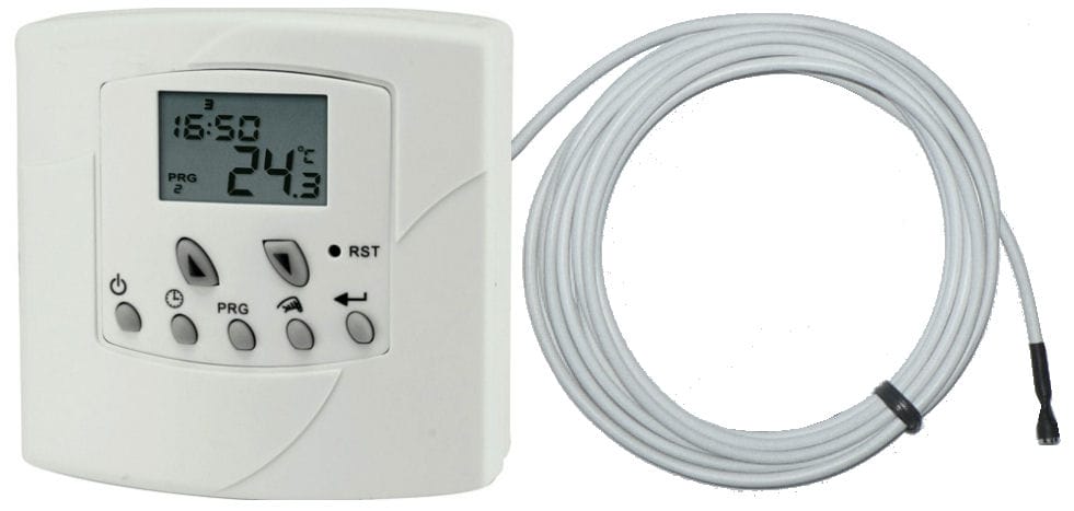 Týždenný programovateľný termostat Thermo 1038Ext s externým čidlom