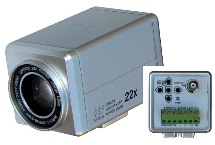 Kamera farebná vnútorná 540TVL Hutermann BOX-B134 - automatické ostrenie
