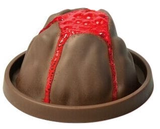 Sopka - sopečná erupcia - vzdelávací model